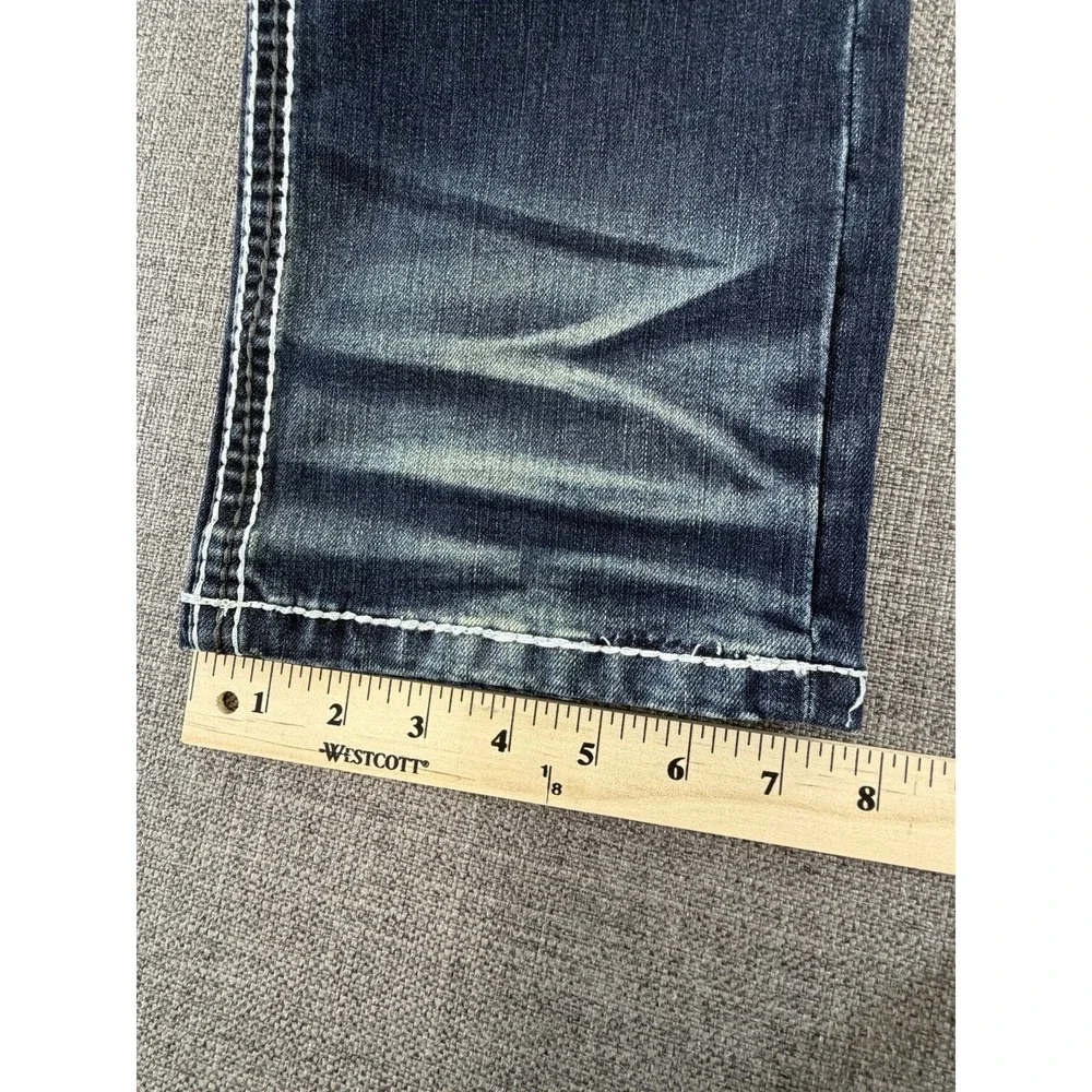 NWT Rock Revolution RR Straight Fit Jeans Men's 28x30 Dark Wash Denim